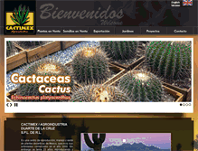 Tablet Screenshot of cactimex.com